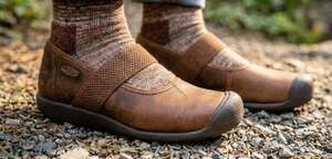 Keen Sienna Brown Mary Jane Flats sz 6.5 US / 37 EU